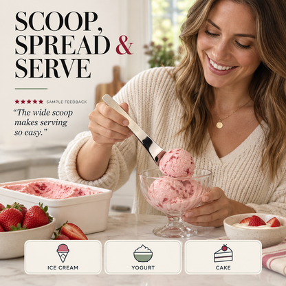 🍰Buy 1 Get 1 Free🍰2 pcs No-Bend Deep-Bowl Spoon | Scoop Ice Cream & Desserts Instantly