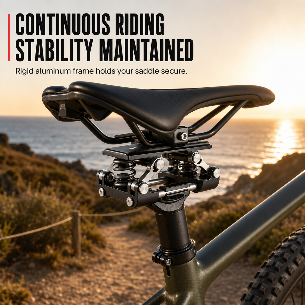 🚴✨ ComfortRide Suspension Seatpost – Shock-Dampening Support for Smoother Cycling