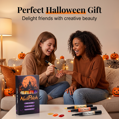 🎃💅 Spooky Nail Art Pens – Quick-Dry Halloween Colors for Easy At-Home Designs