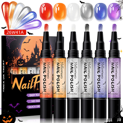 🎃💅 Spooky Nail Art Pens – Quick-Dry Halloween Colors for Easy At-Home Designs