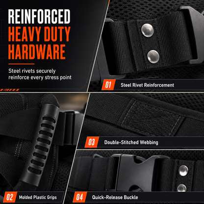 🏍️✋ Adjustable Passenger Grip Belt – Reinforced Rear Handle Strap for Motorcycle & Powersports Riding