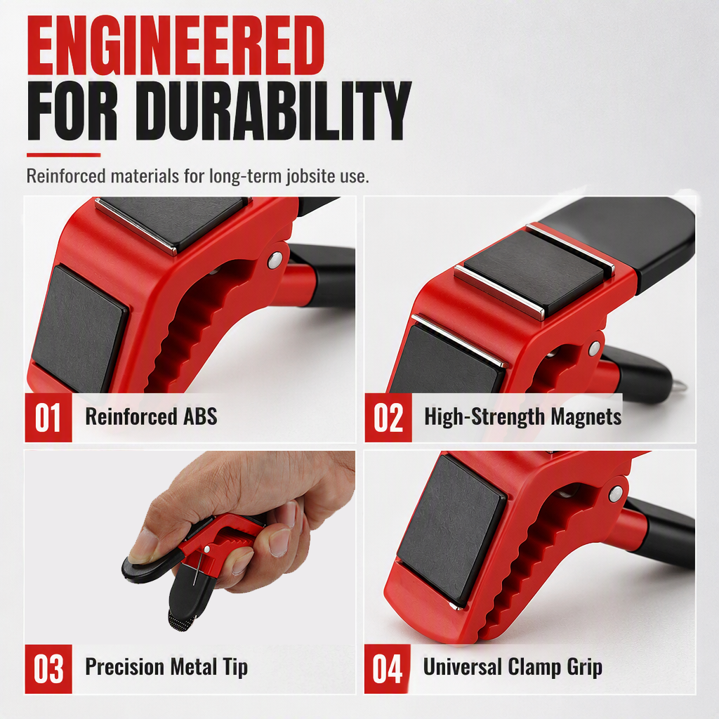 🎨🧲 Magnetic Paint Brush Holder Clip – Hands-Free Universal Clamp for Cleaner, Easier Painting