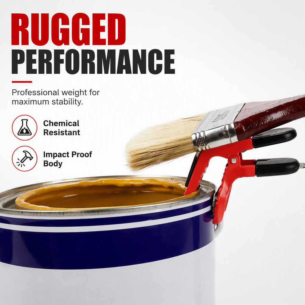 🎨🧲 Magnetic Paint Brush Holder Clip – Hands-Free Universal Clamp for Cleaner, Easier Painting