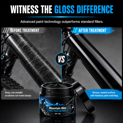 🚲🎨 Bike Frame Scratch Repair Paint – Easy Brush-On Touch-Up for Chips, Scratches & Wear