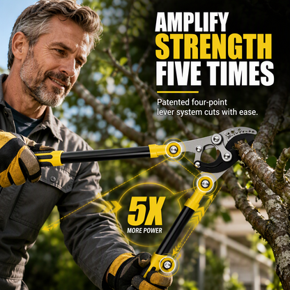 🌳✂️ Power-Leverage Garden Loppers – Heavy-Duty Branch Cutters for Easier Tree & Orchard