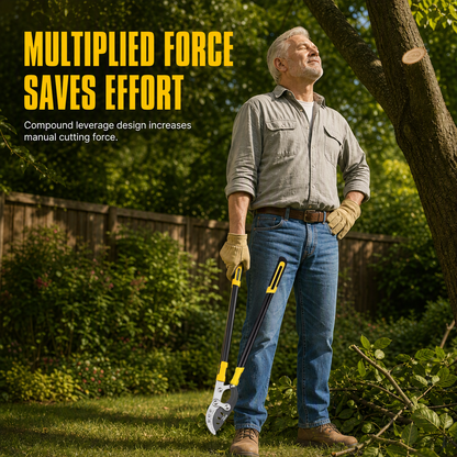 🌳✂️ Power-Leverage Garden Loppers – Heavy-Duty Branch Cutters for Easier Tree & Orchard