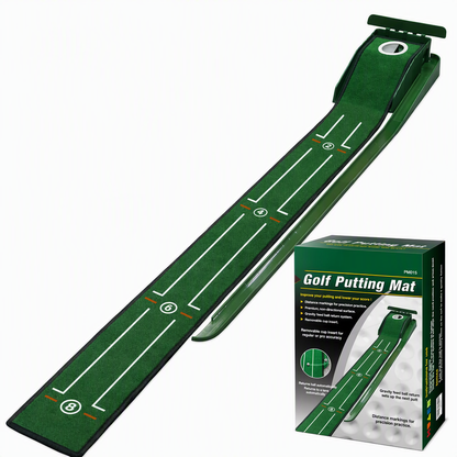 ⛳🎯 3-Hole Portable Putting Practice Green – 8.66FT Indoor & Outdoor Golf Training Mat