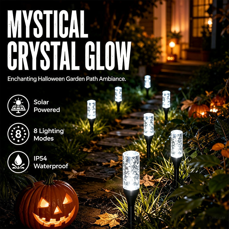 📢📢50% OFF !! ⏰Solar Bubble Pathway Light | 10–40 LEDs