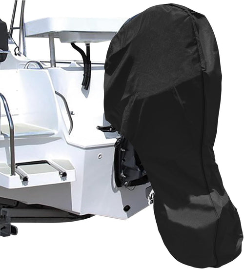 🚤 420D Oxford Outboard Motor Cover – Full Protection from Rain, Snow and UV Damage with a Tool-Free Fit 🛡️