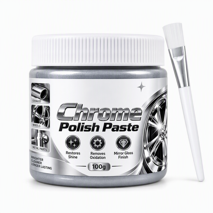 🔥Limited Time Promotion 50% OFF🔥Restore Mirror Shine Instantly! Scratch-Free Chrome Polish Paste