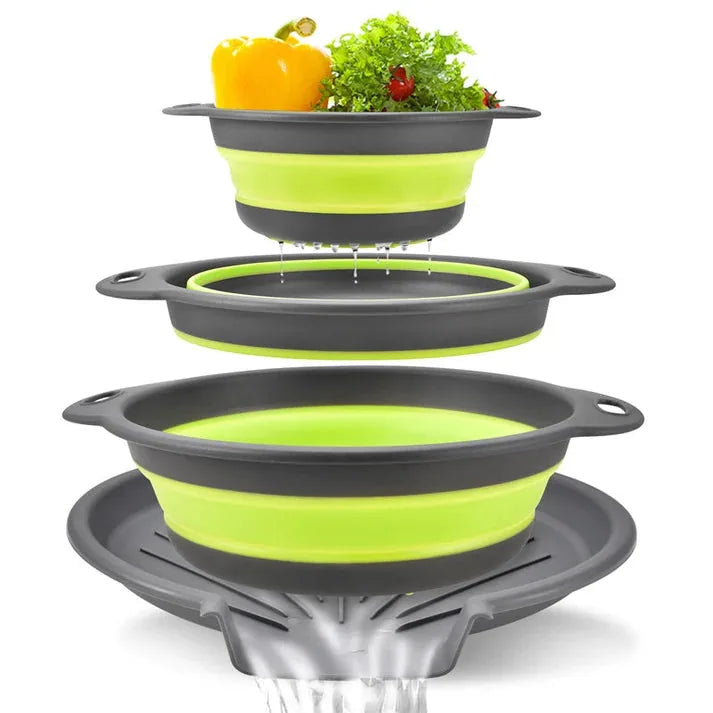 Colanders 3-Pack Sturdy Kitchen Strainer Set🥗 - image 16