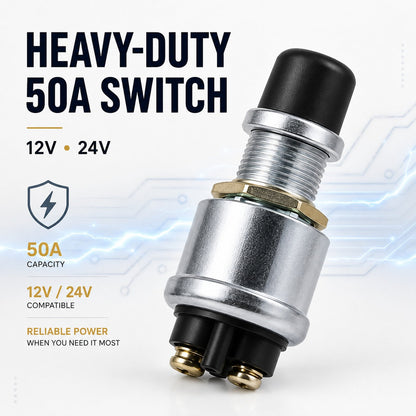 Heavy-Duty Engine Start Push Button Switch