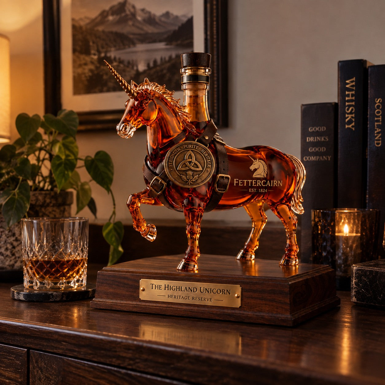 Customer review image 1 for Highland Unicorn Decanter