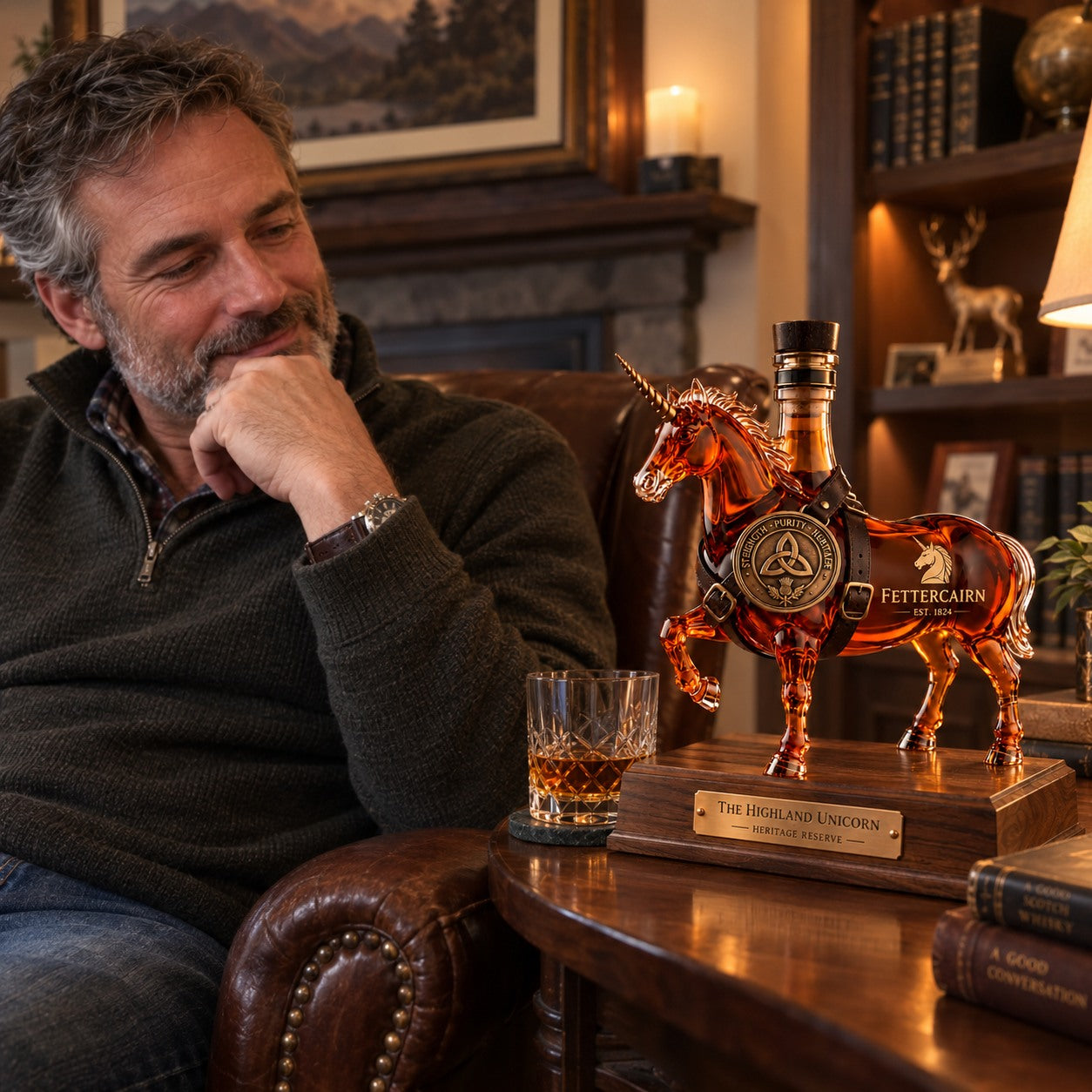Customer review image 3 for Highland Unicorn Decanter