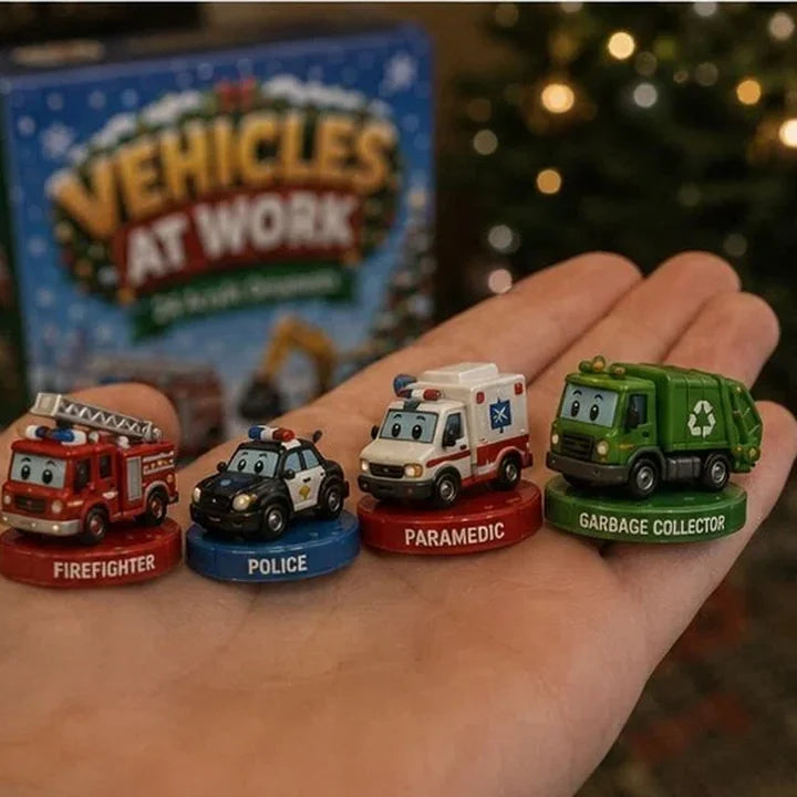 Customer close-up photo of Vehicles At Work collectibles